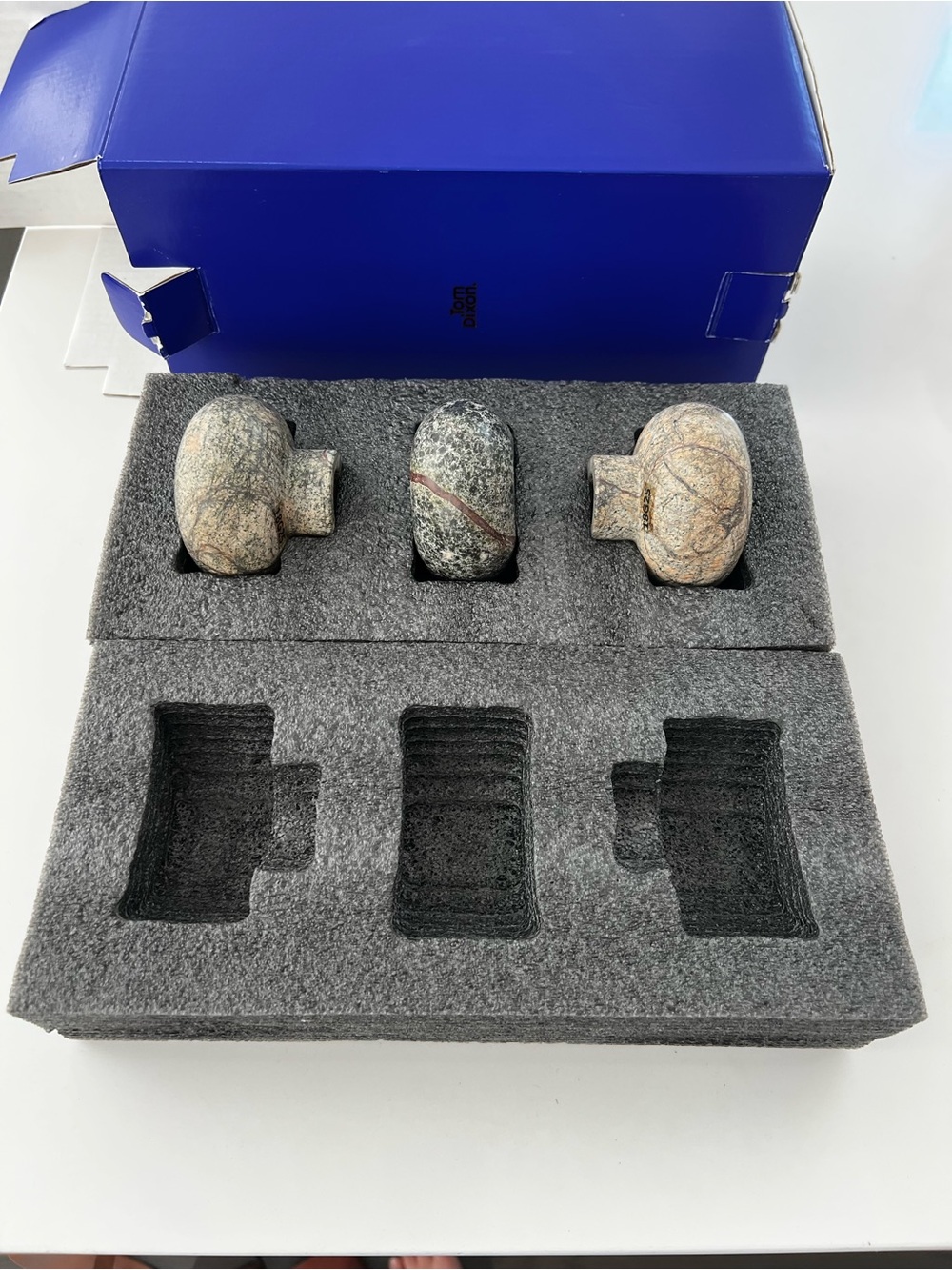 Tom Dixon Rock Tealight Holder set of 3